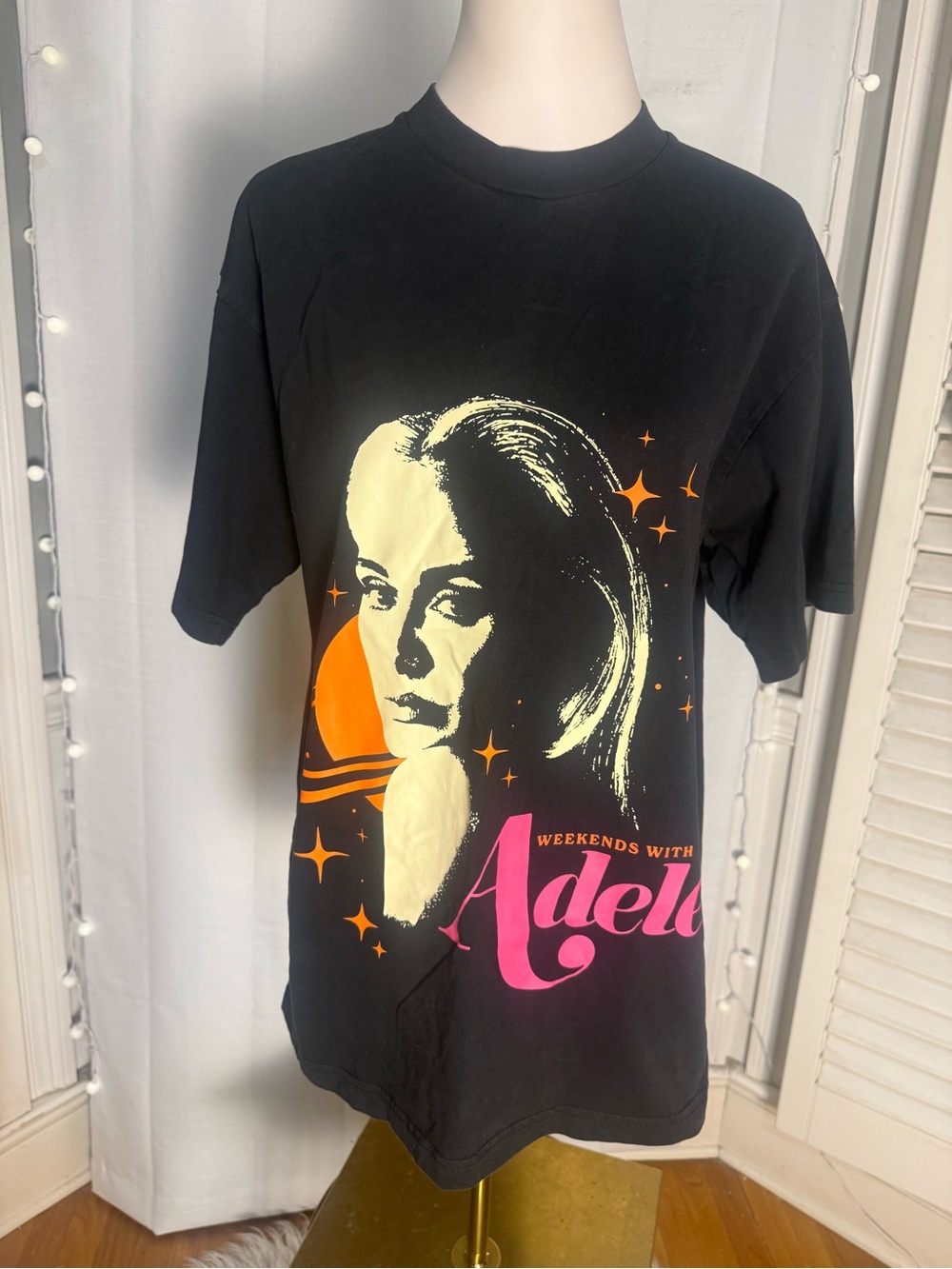 Adele Weekends With Adele Las Vegas Residency Graphic Tee Shirt Black Large